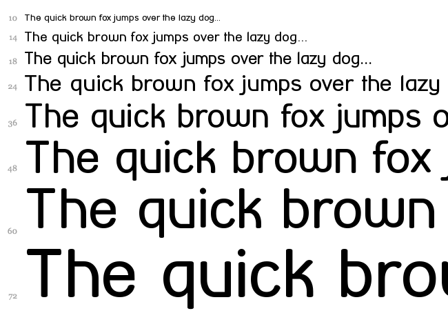 Street Corner font waterfall